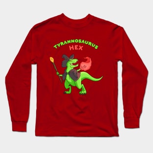 T Hex - Red Long Sleeve T-Shirt